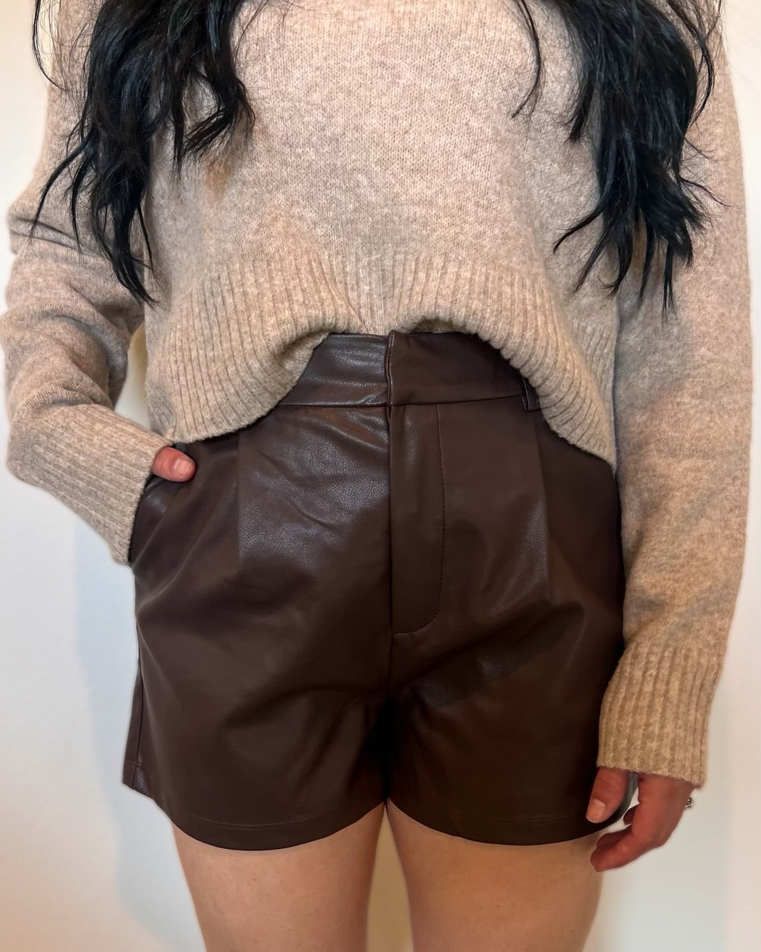 Kate Leather Short