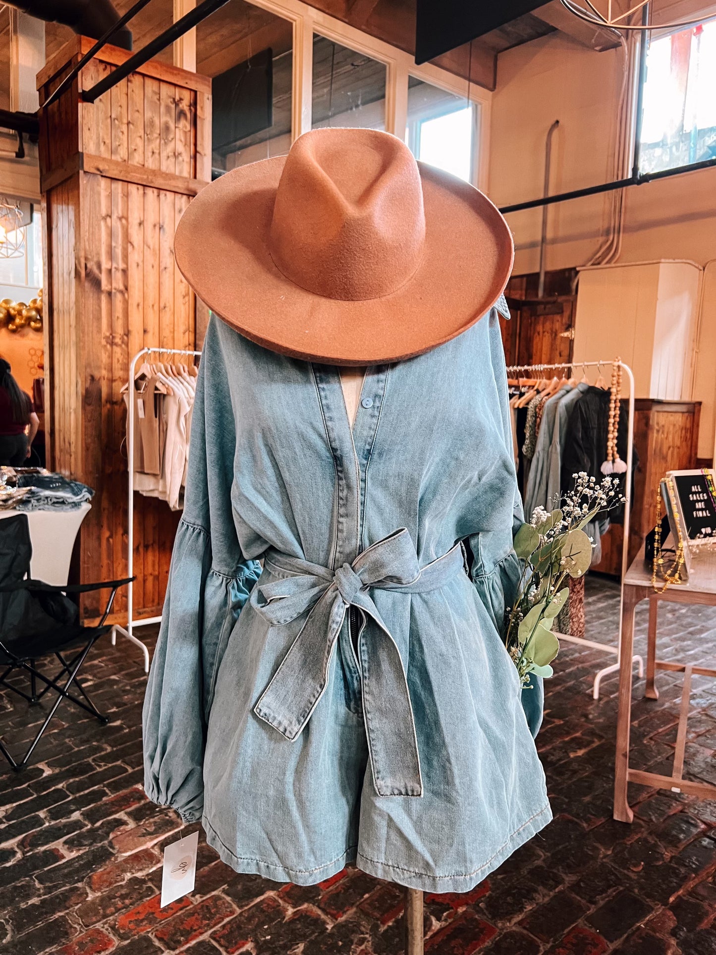 Nashville Denim Romper