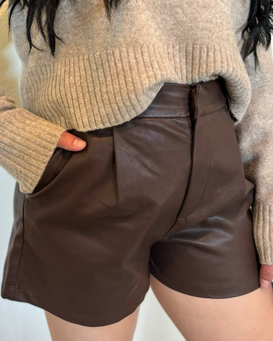 Kate Leather Short